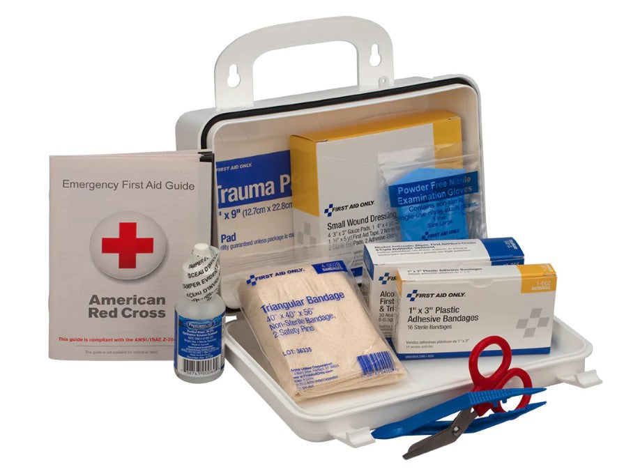 First Aid Only 10 Person Kit Bulk Case of 48 Kits 6410C First Aid Only 10 Person Kit Bulk Case of 48 Kits 6410C